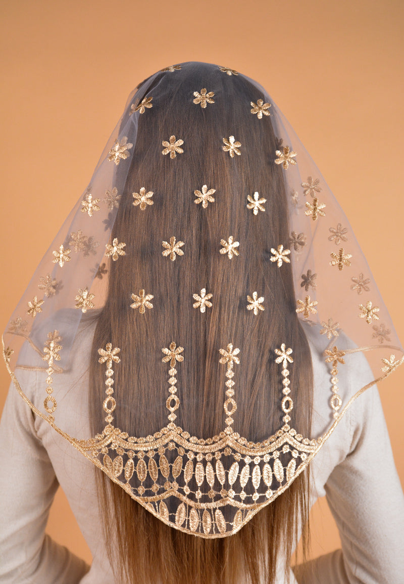 New! Gold Veil