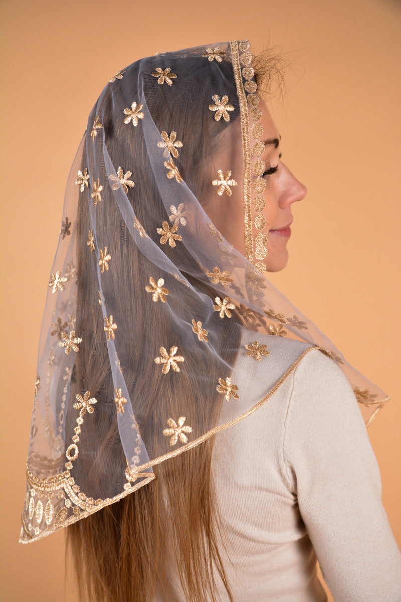 New! Gold Veil