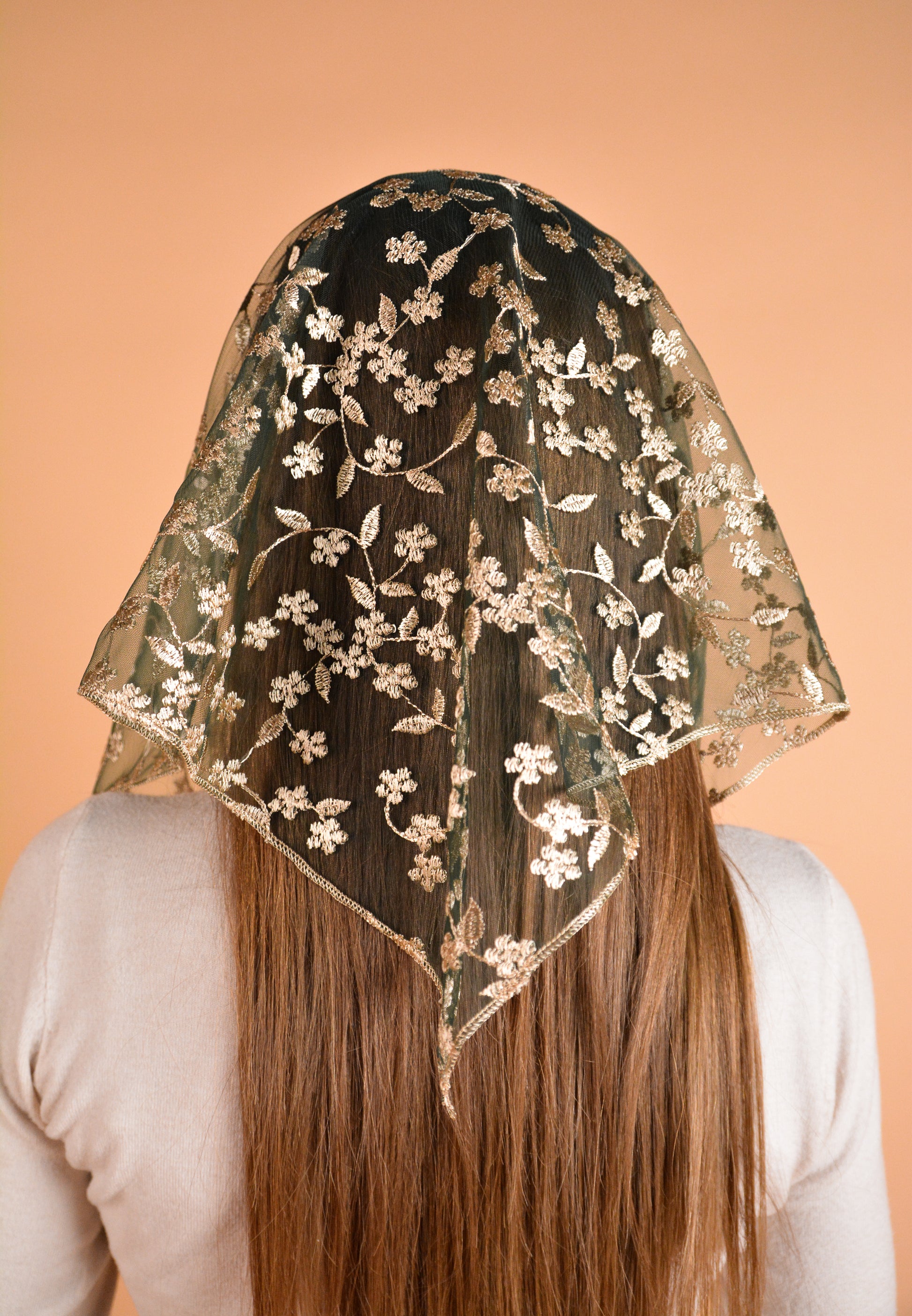 GREEN & YELLOW VEIL - MariaVeils