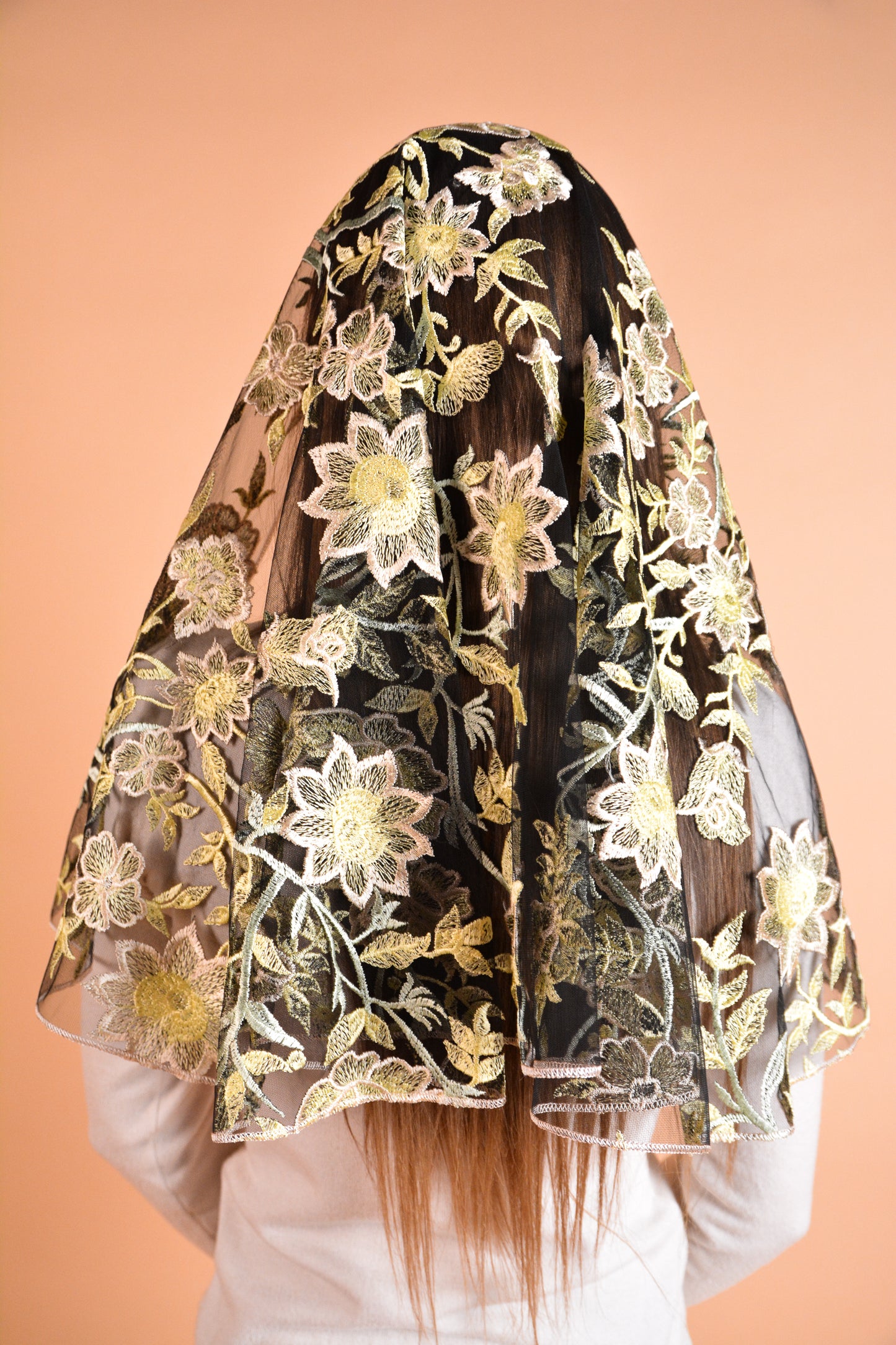 Yellow Long Veil