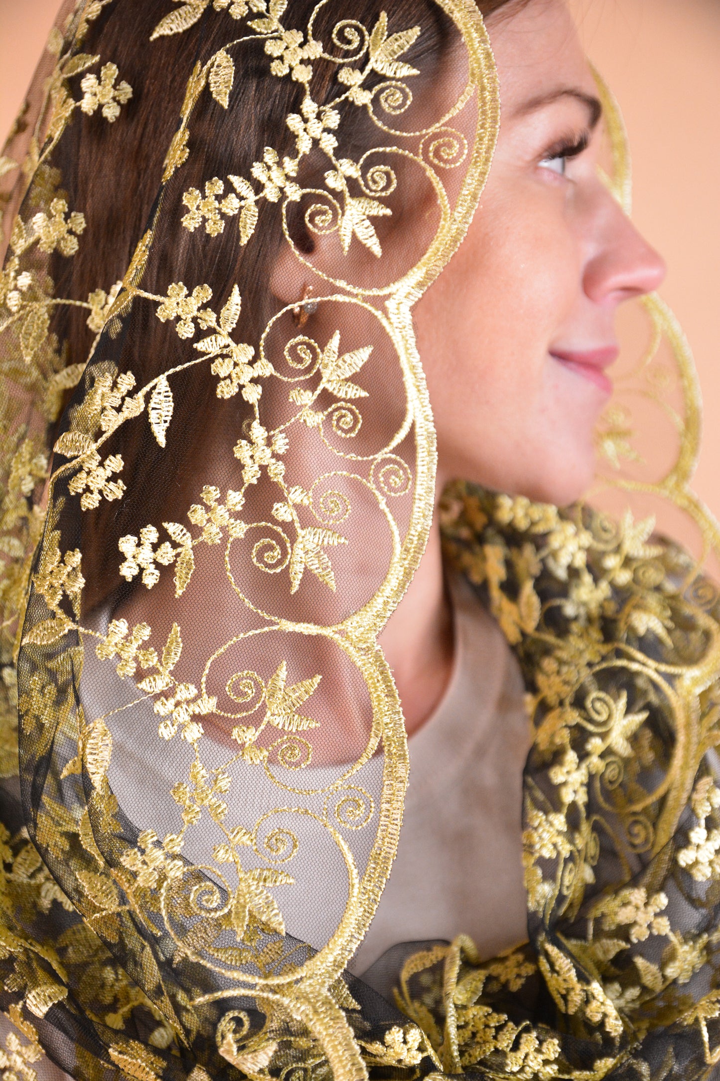 NEW!! Yellow Infinity Mantilla - MariaVeils