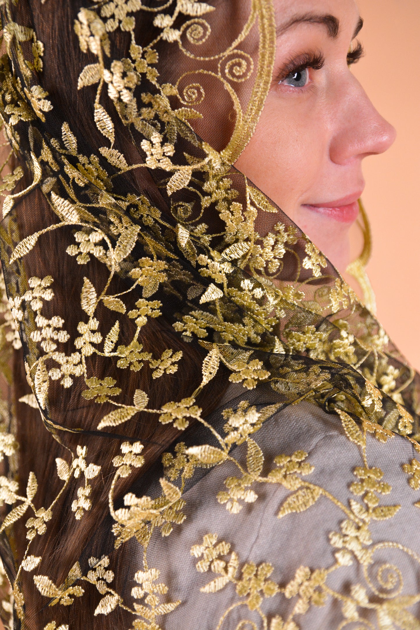 NEW!! Yellow Infinity Mantilla - MariaVeils