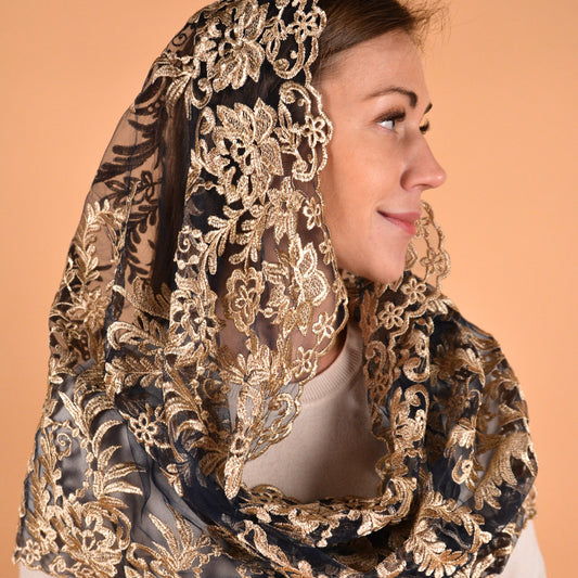 Gold Infinity Veil - MariaVeils