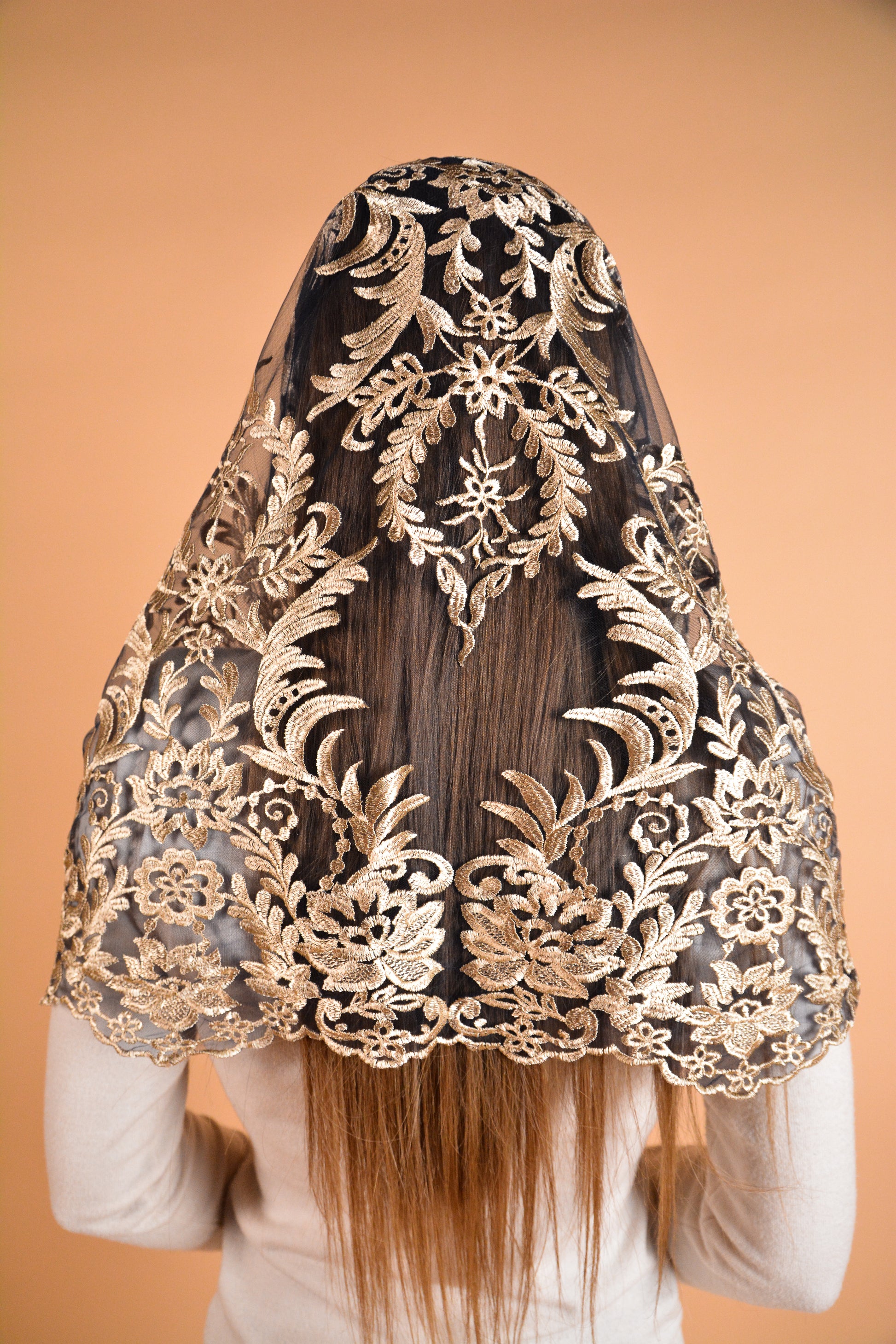 Gold Infinity Veil - MariaVeils