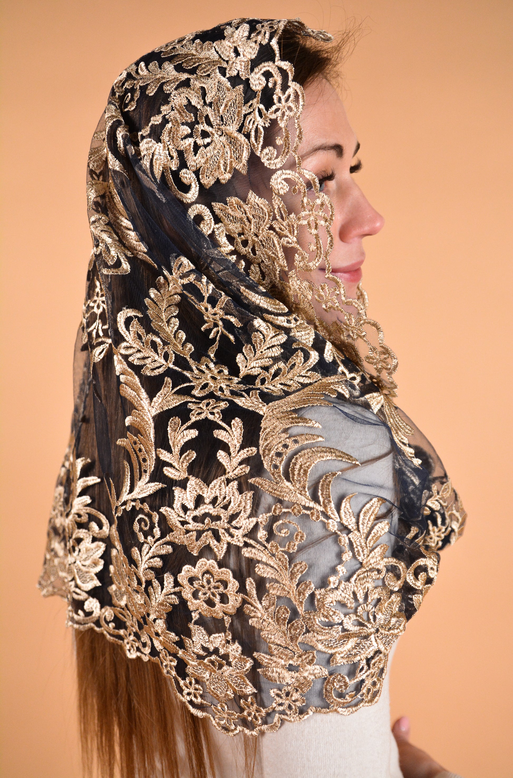 Gold Infinity Veil - MariaVeils