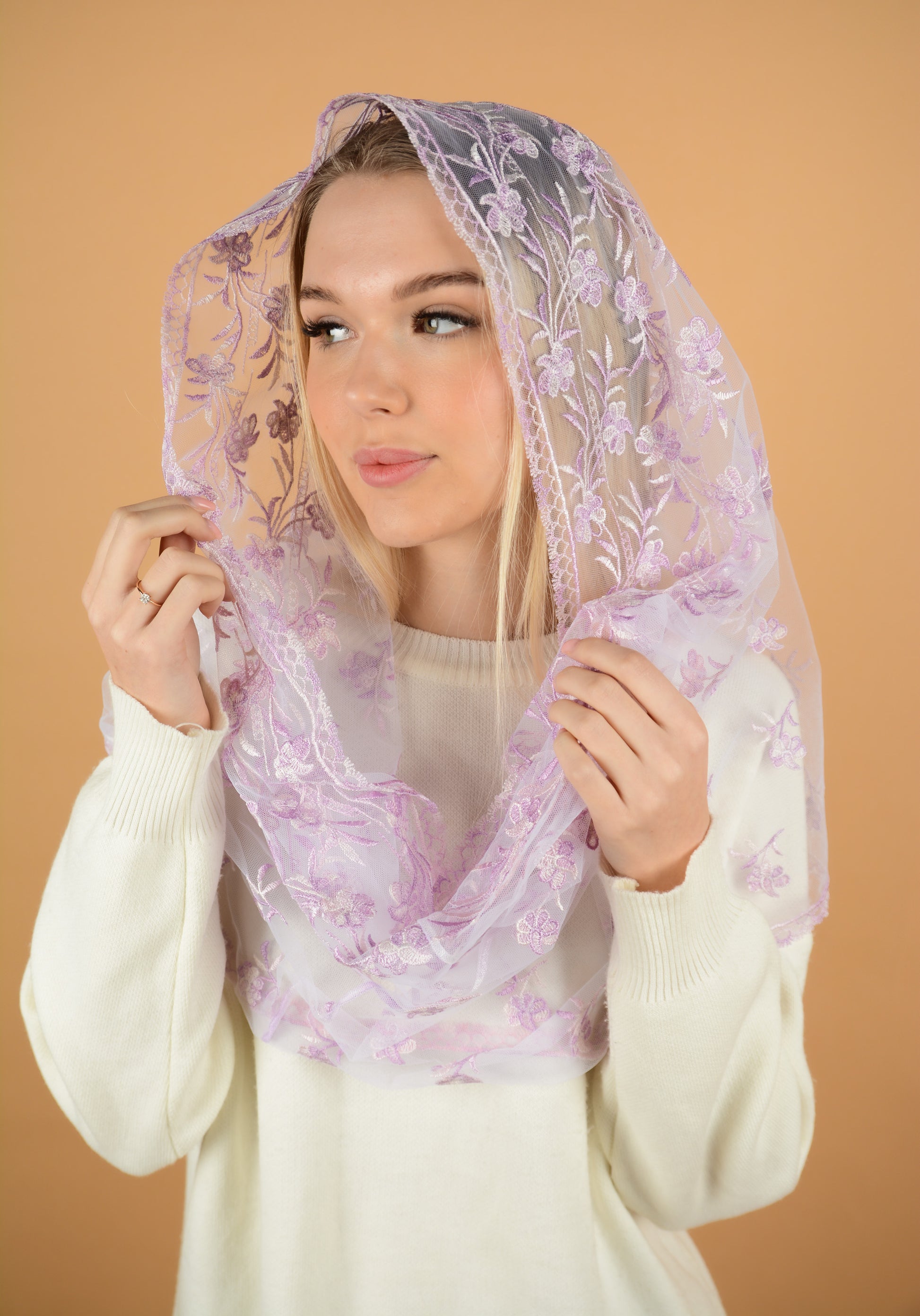GRADIENT PURPLE VEIL - MariaVeils
