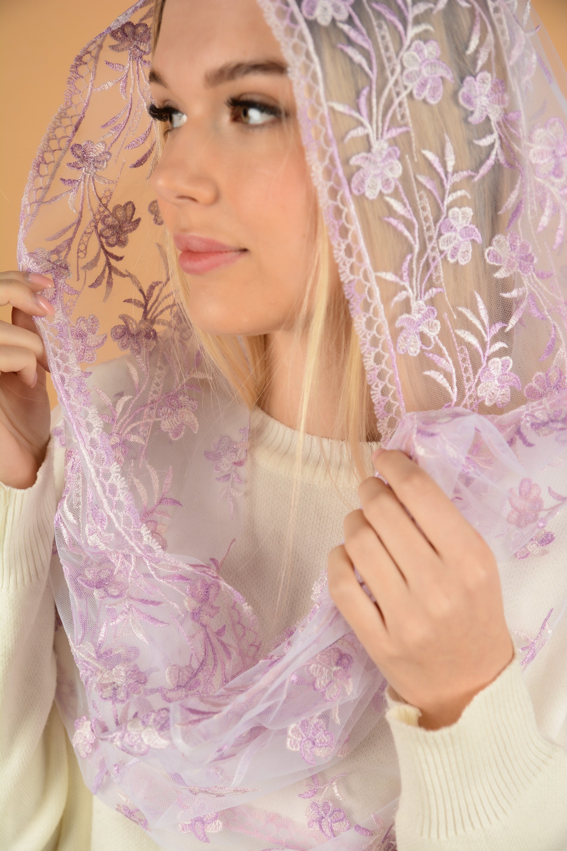GRADIENT PURPLE VEIL - MariaVeils