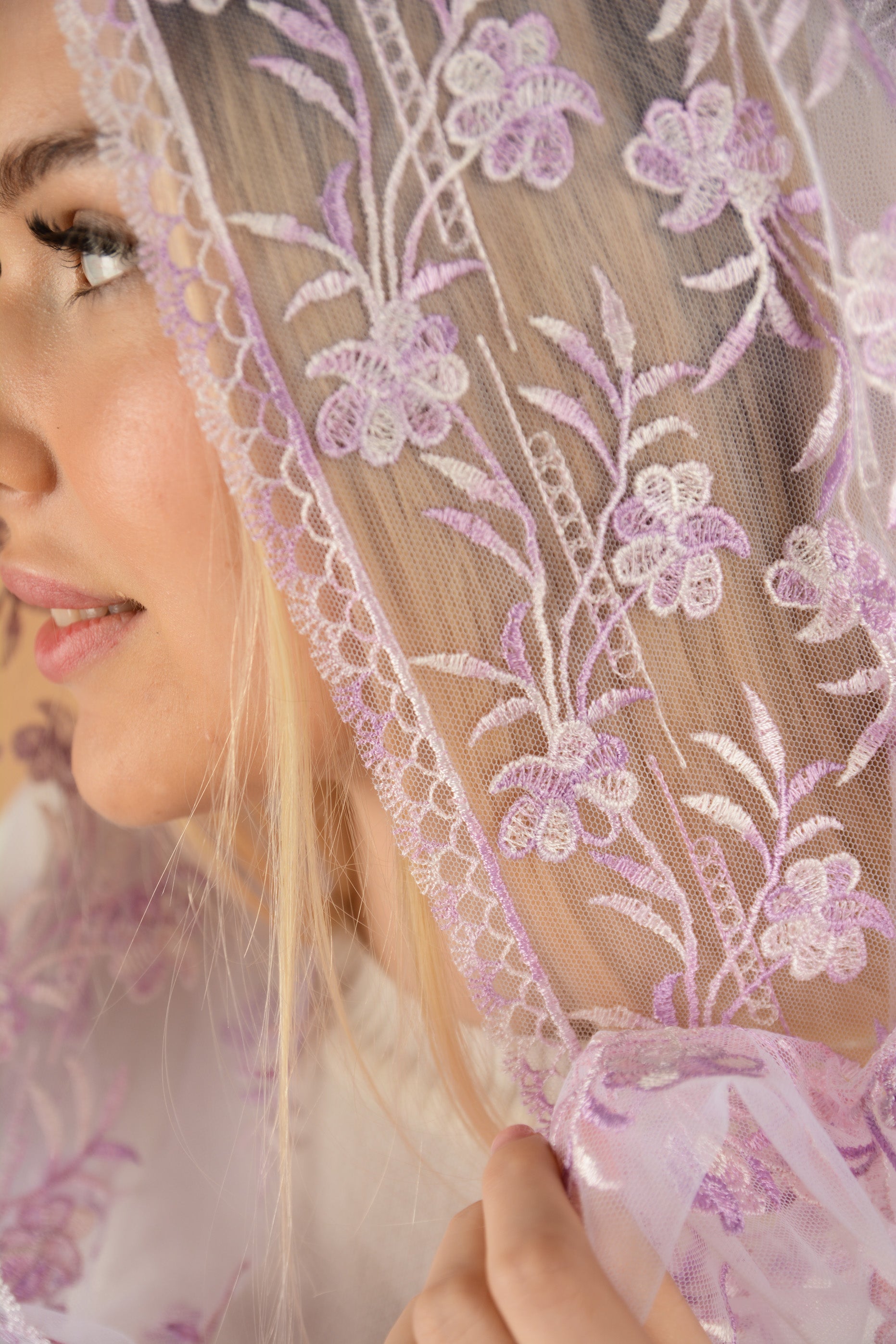 GRADIENT PURPLE VEIL - MariaVeils