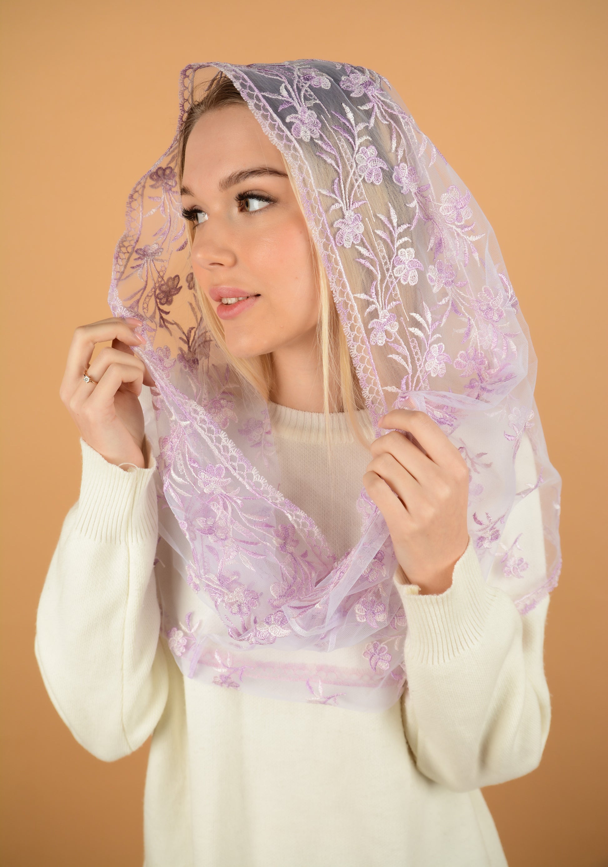 GRADIENT PURPLE VEIL - MariaVeils