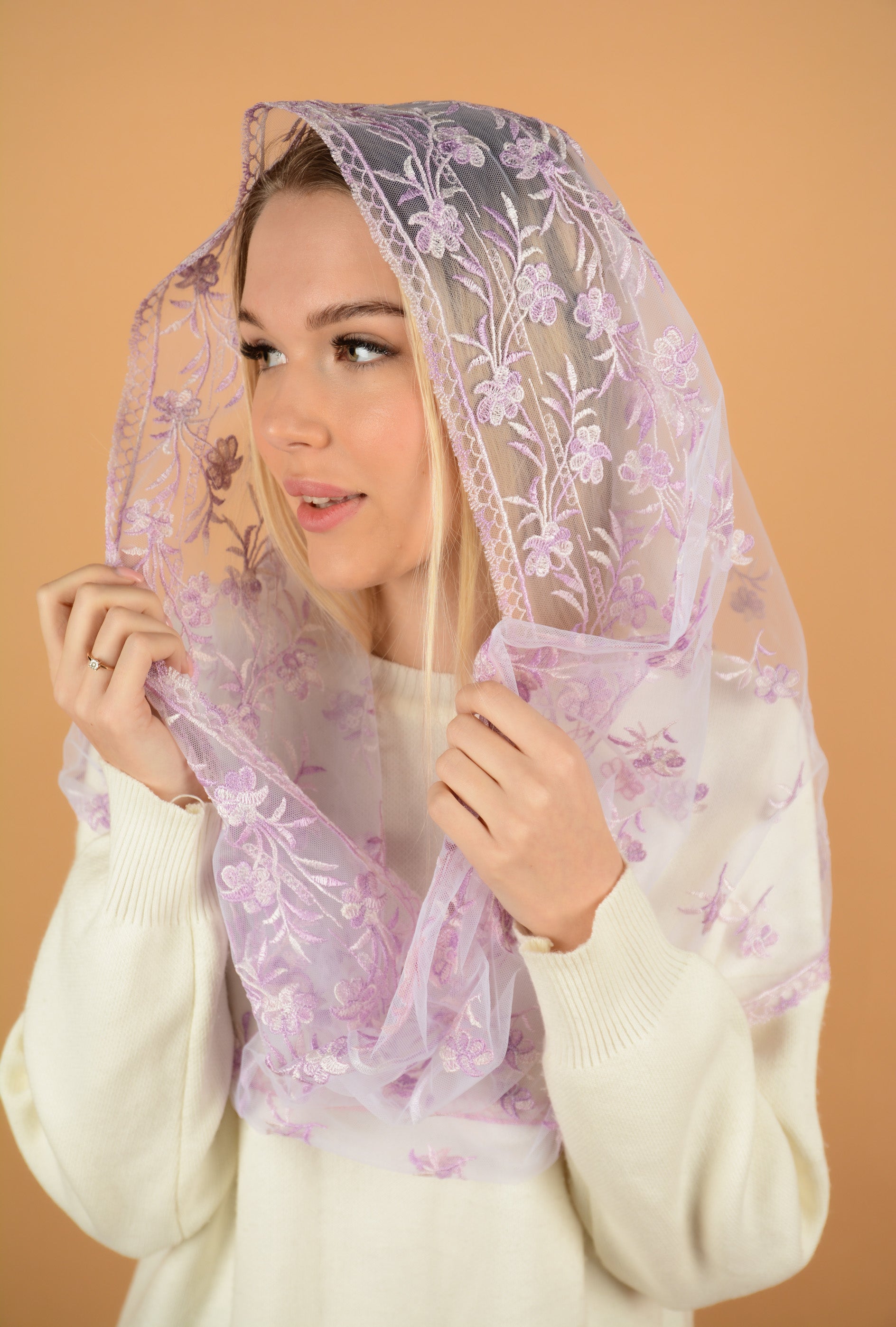 GRADIENT PURPLE VEIL - MariaVeils