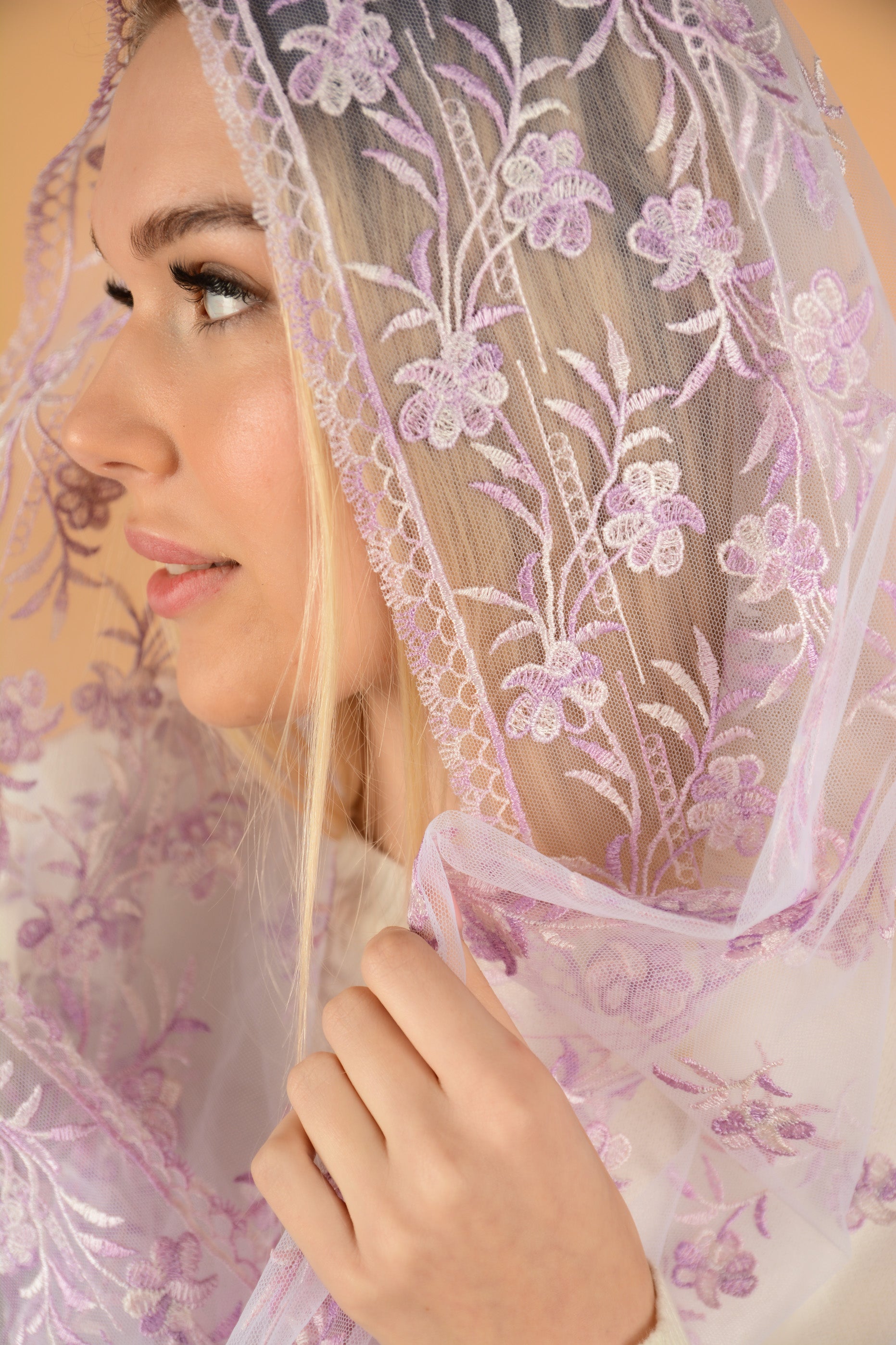 GRADIENT PURPLE VEIL - MariaVeils