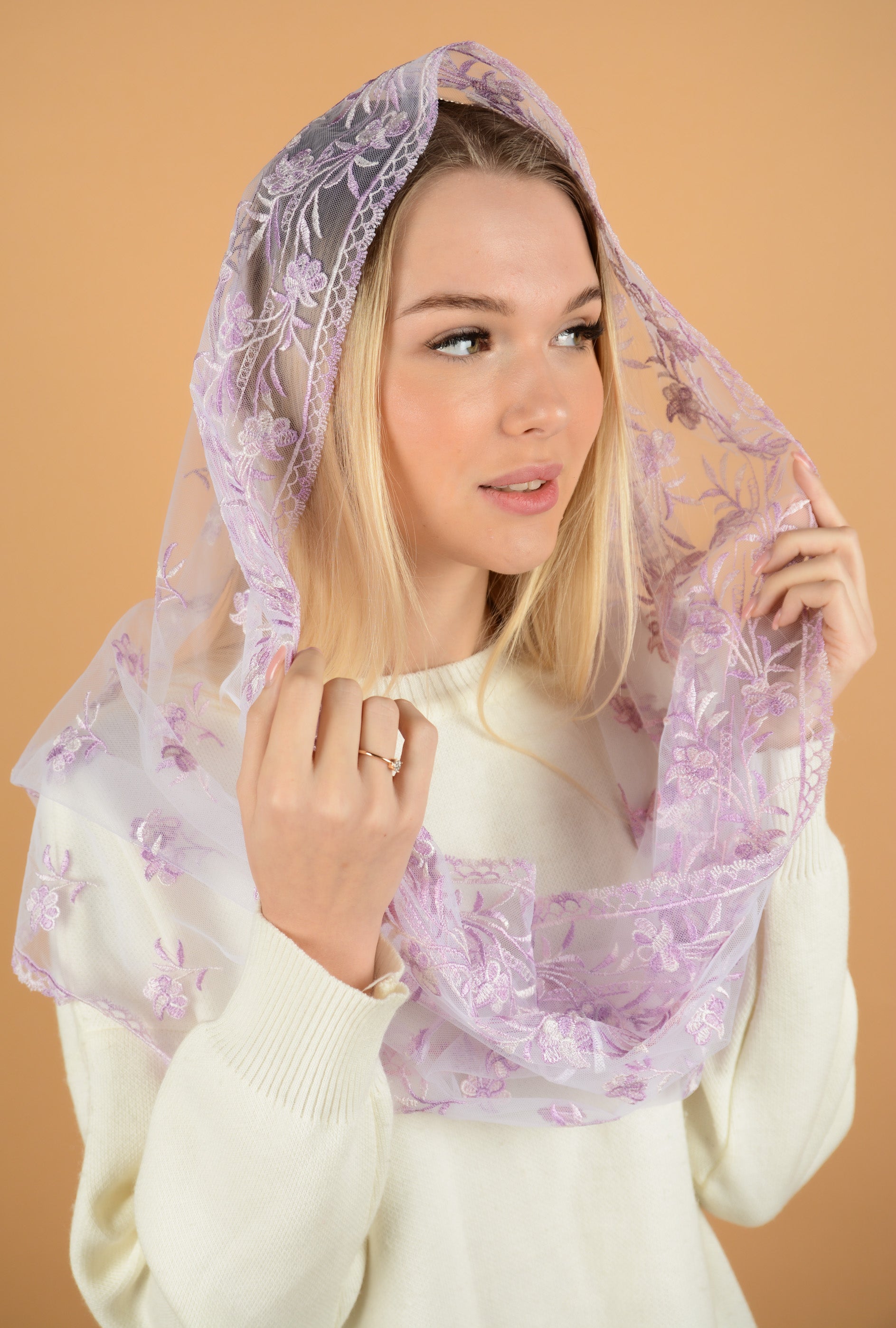 GRADIENT PURPLE VEIL - MariaVeils