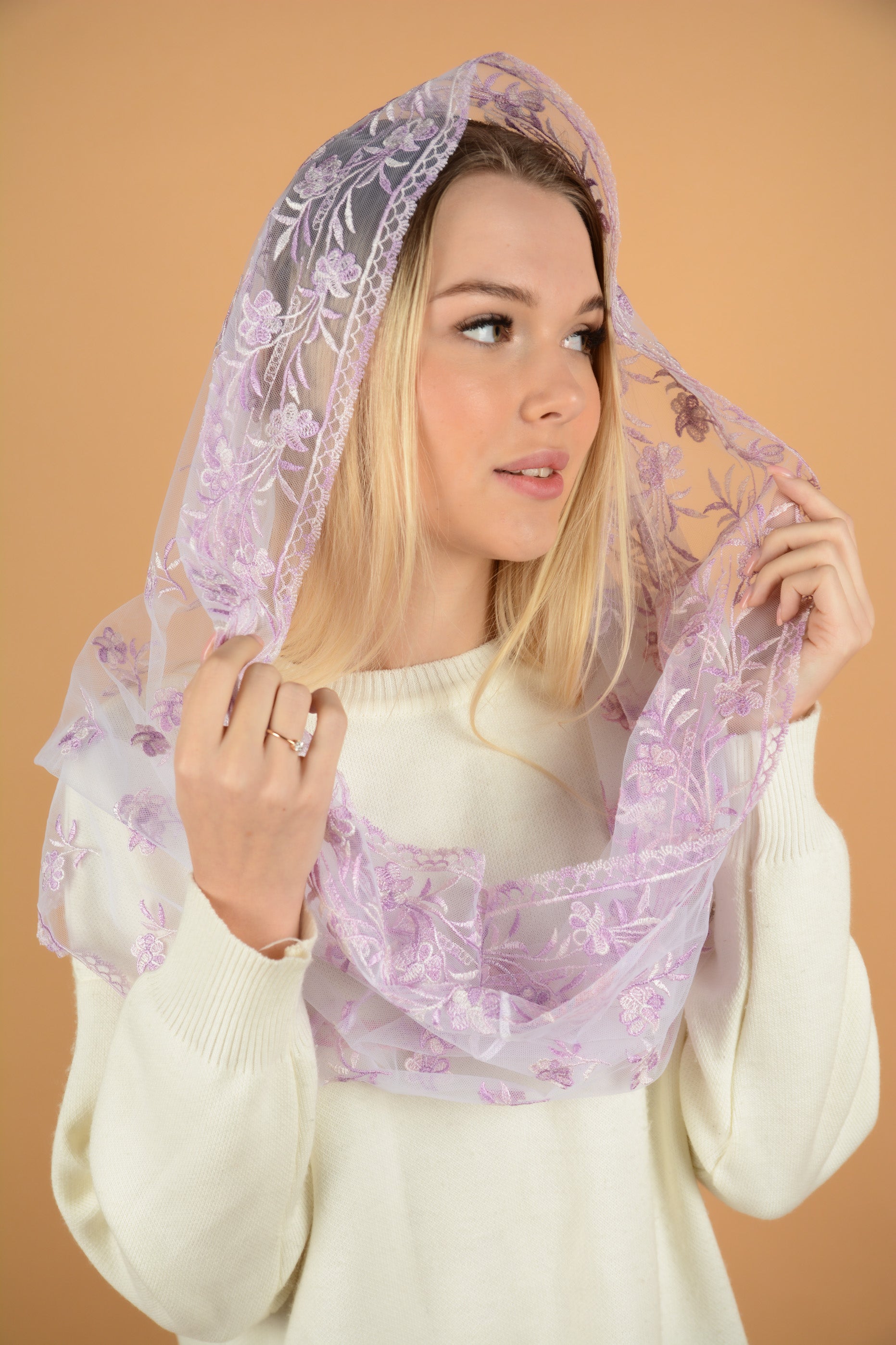 GRADIENT PURPLE VEIL - MariaVeils