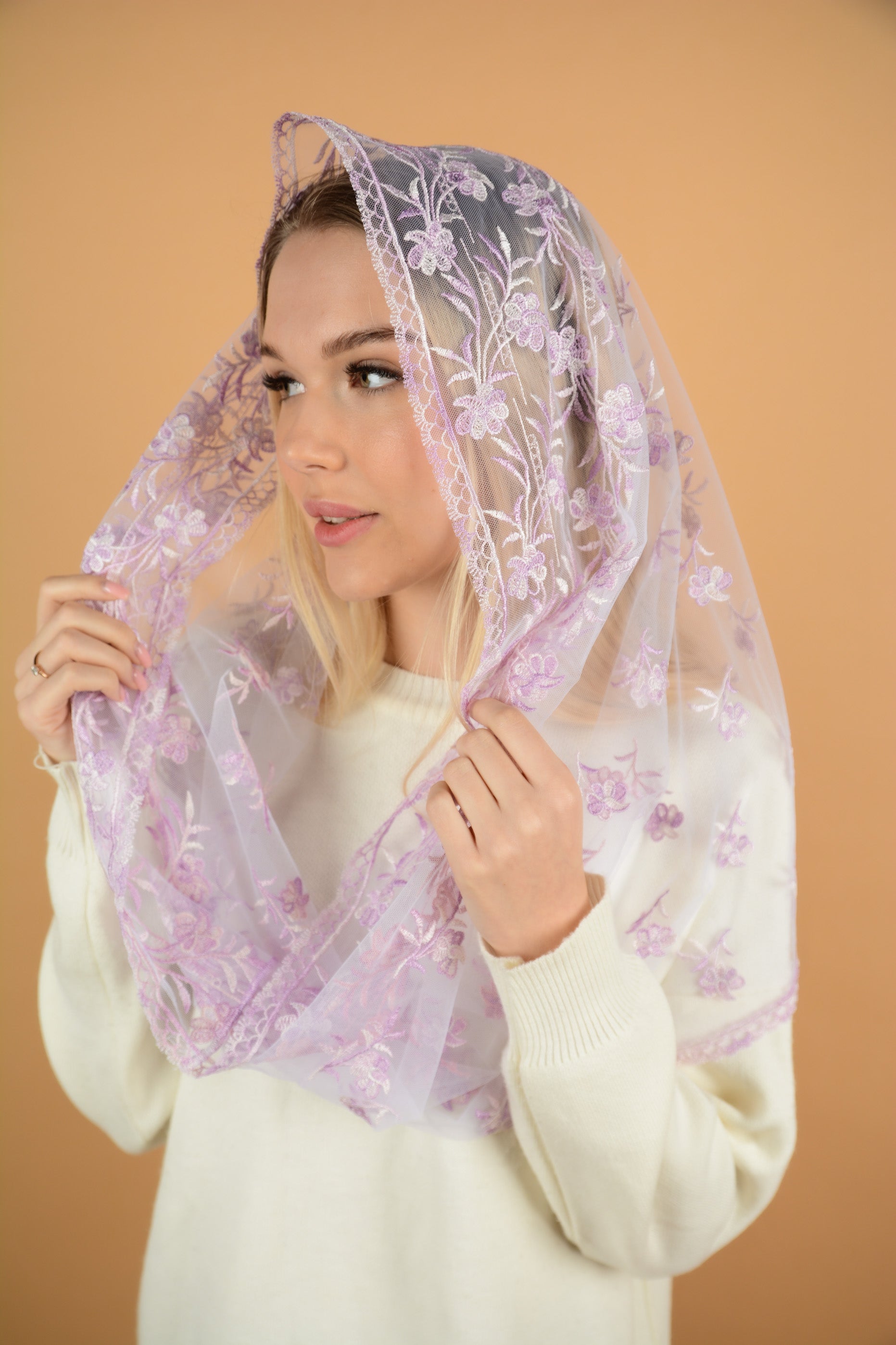 GRADIENT PURPLE VEIL - MariaVeils
