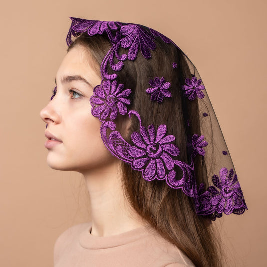 NEW!! Bestseller veil in new purple color - MariaVeils