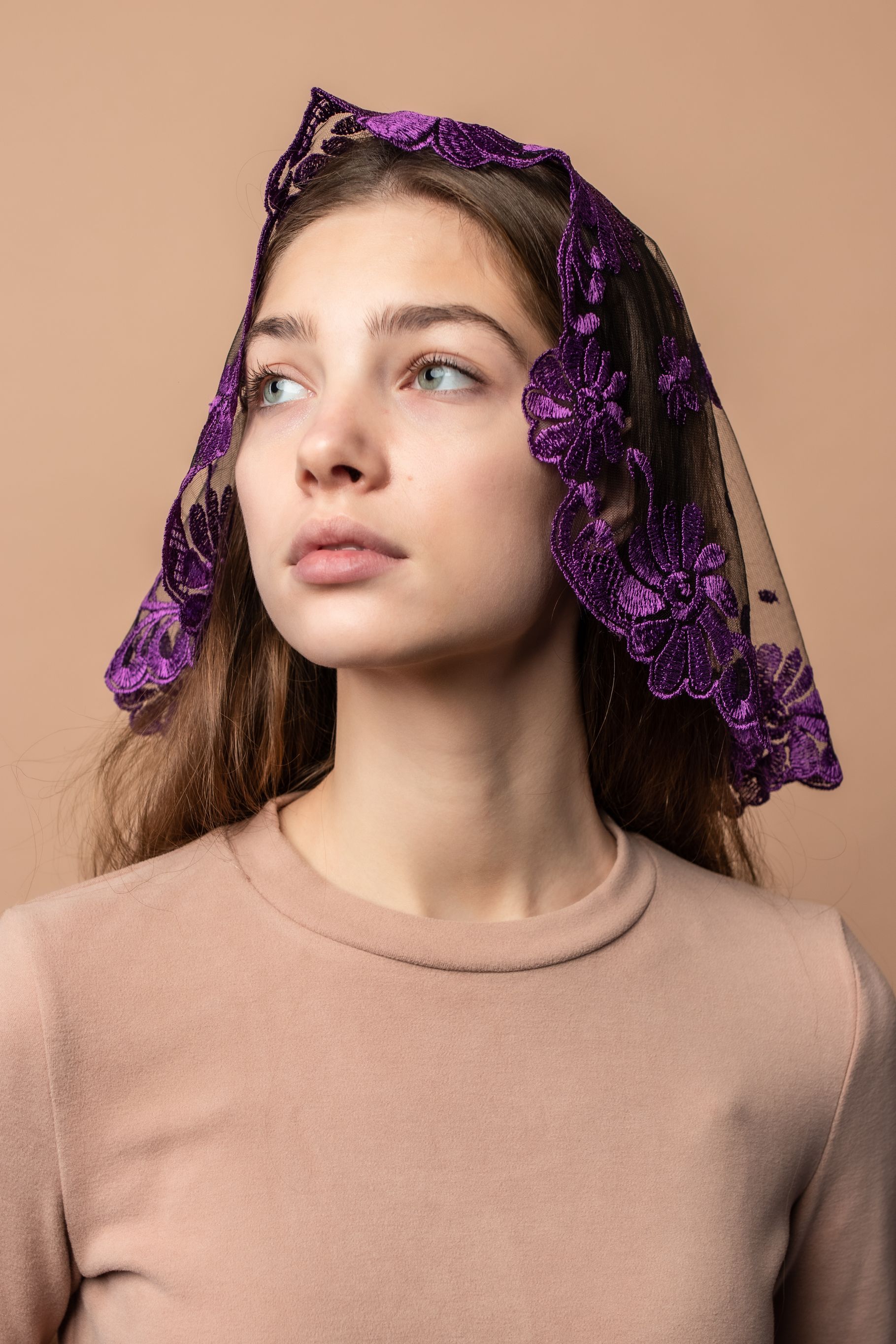 NEW!! Bestseller veil in new purple color - MariaVeils