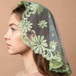 NEW!! Bestseller veil in new pistachio color - MariaVeils