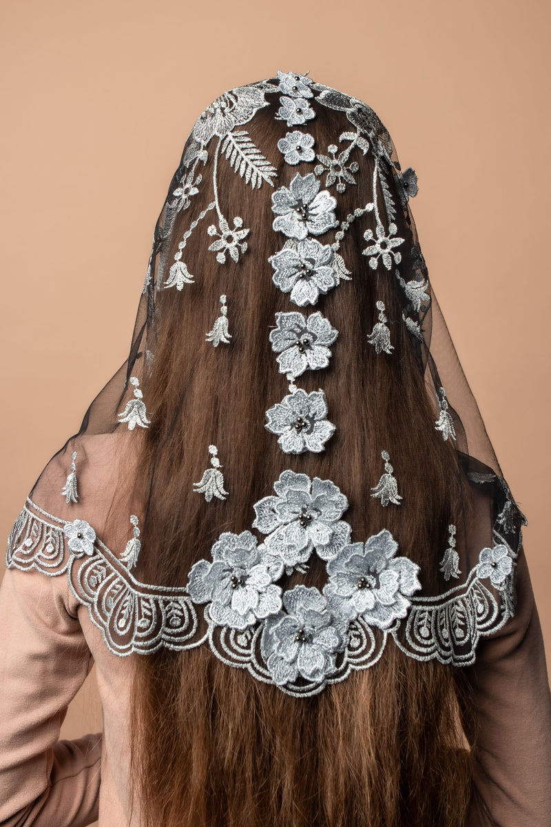 NEW!! 3D floral veil - MariaVeils