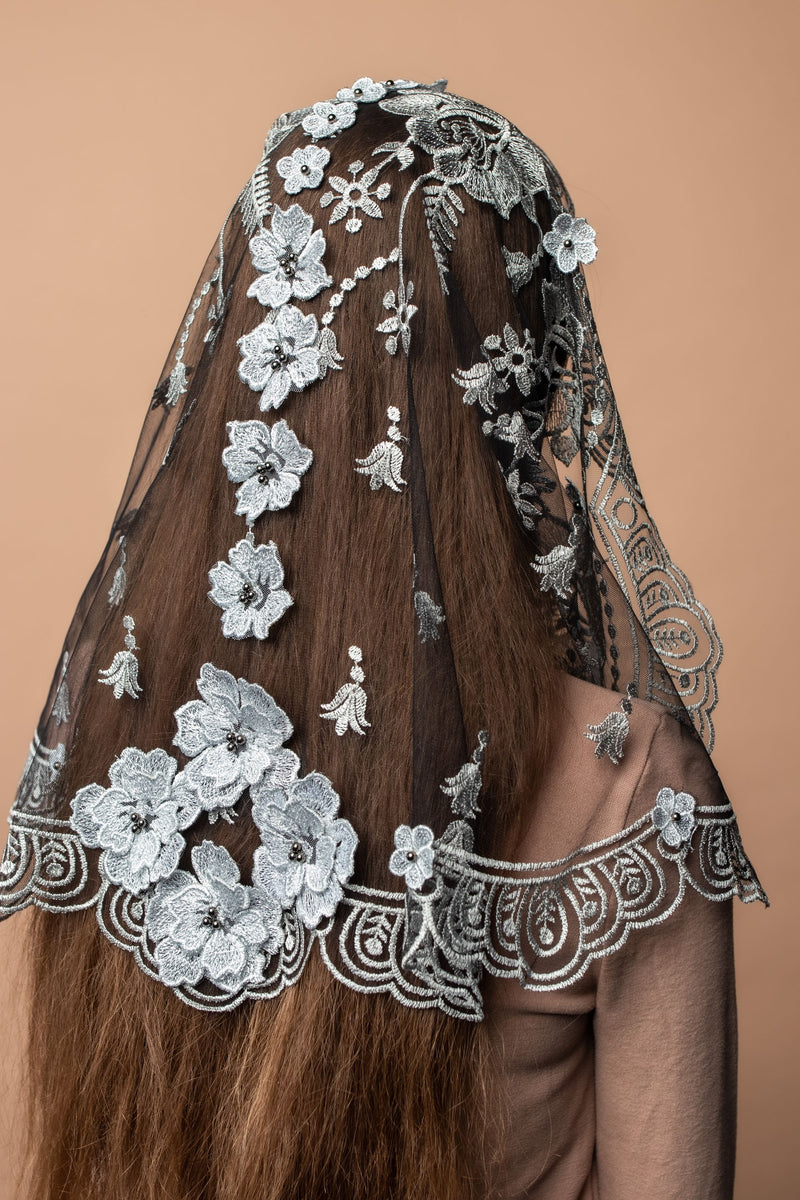 NEW!! 3D floral veil - MariaVeils