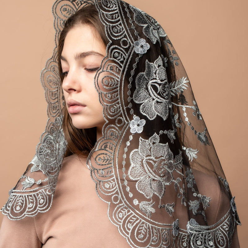NEW!! 3D floral veil - MariaVeils