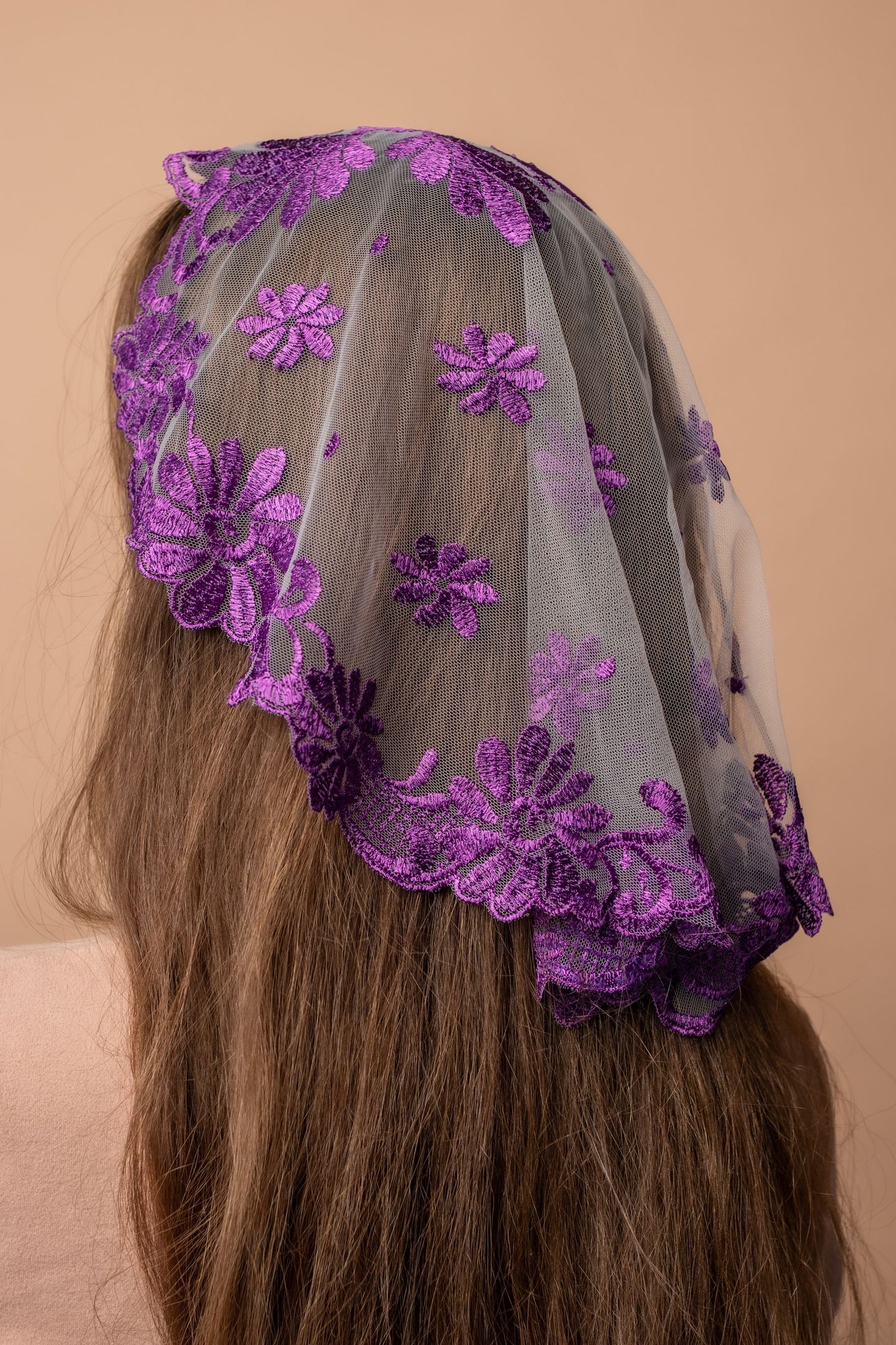 Copy of NEW!! Bestseller veil in new purple color - MariaVeils