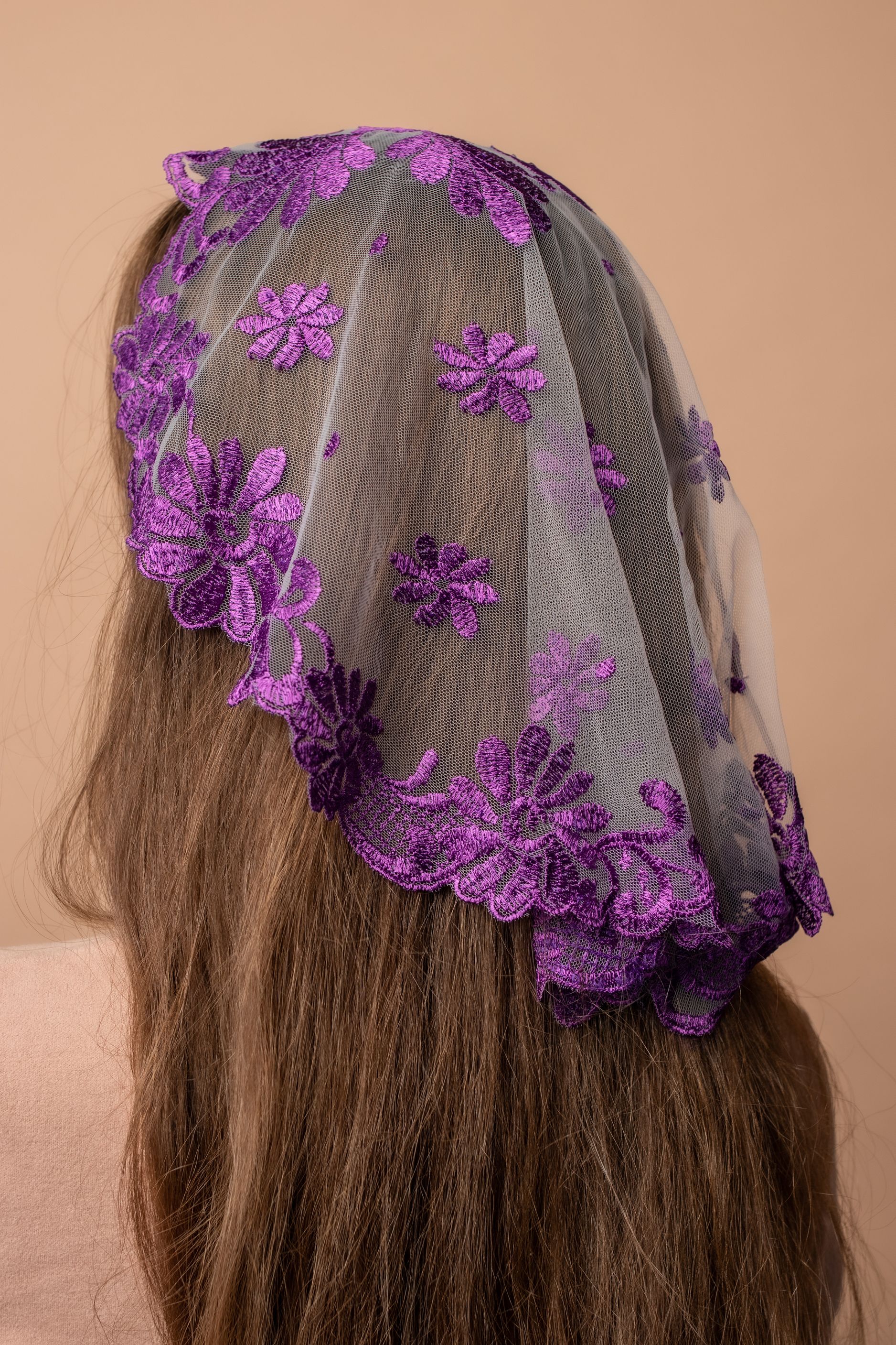 Copy of NEW!! Bestseller veil in new purple color - MariaVeils
