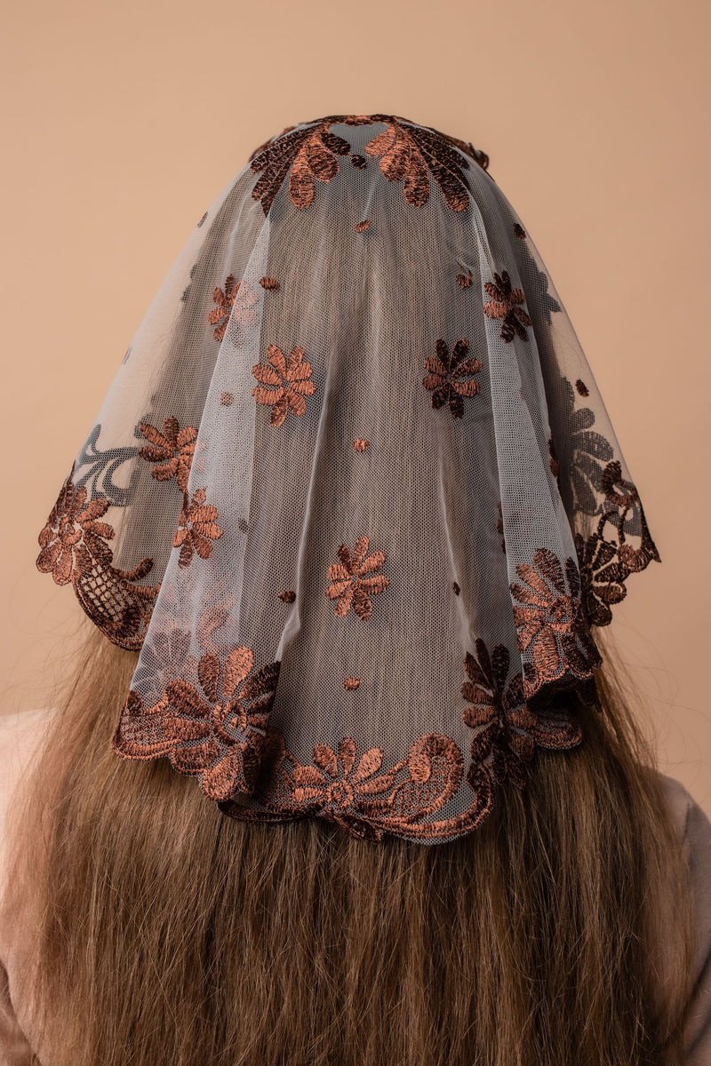 NEW!! Bestseller veil in new brown color - MariaVeils