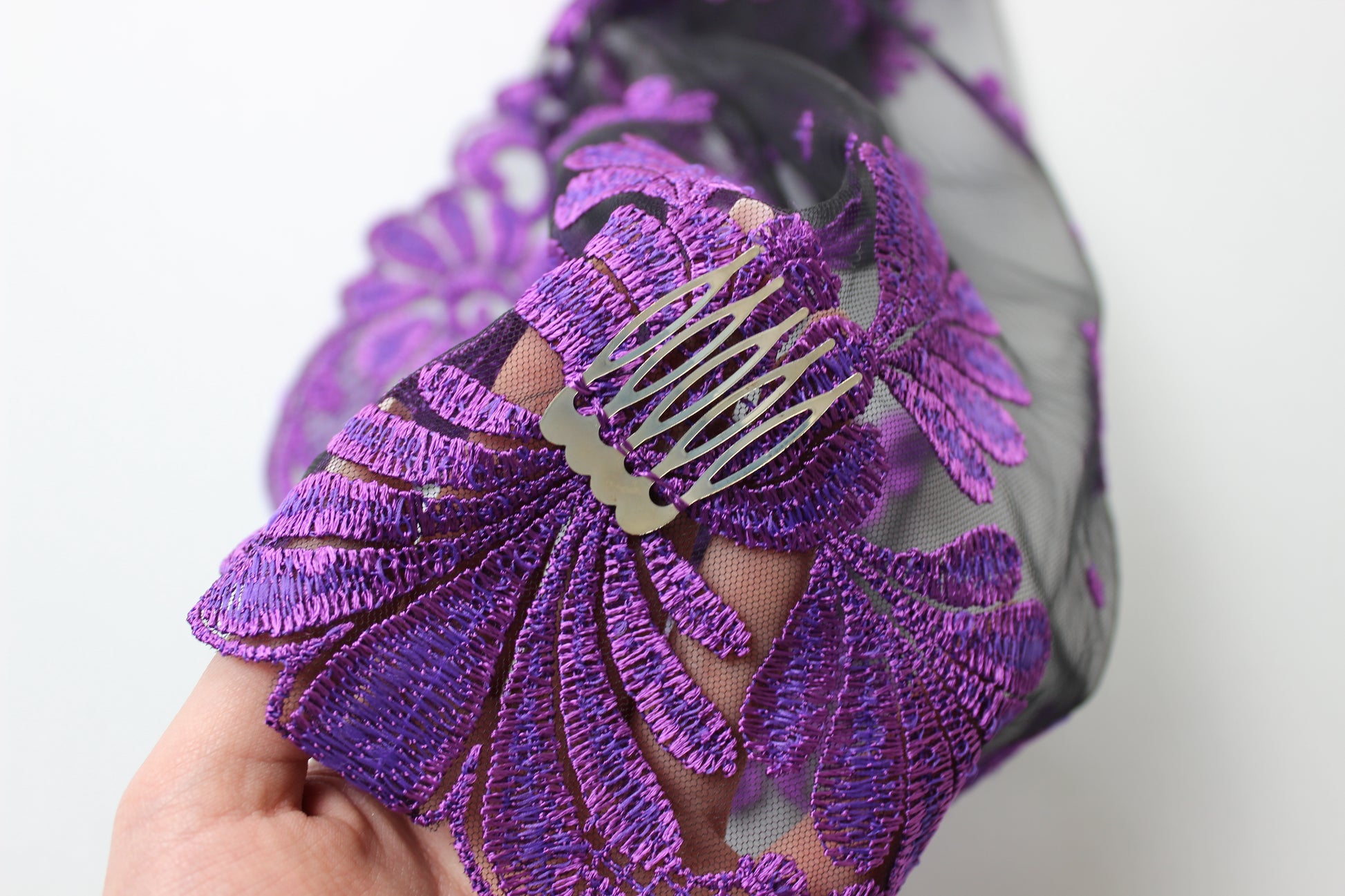 NEW!! Bestseller veil in new purple color - MariaVeils