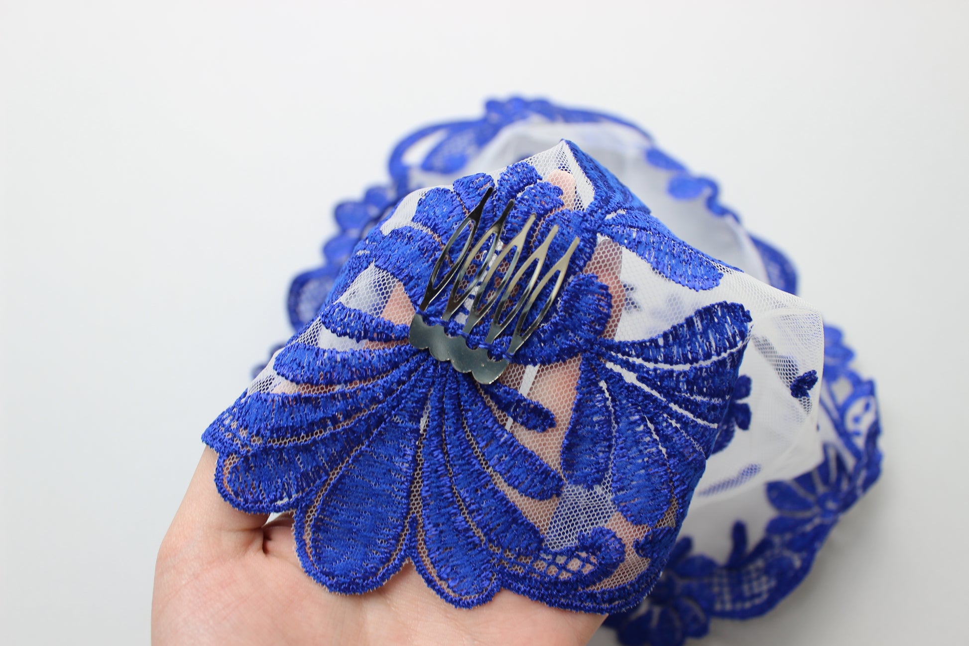 NEW!! Bestseller veil in new blue color - MariaVeils
