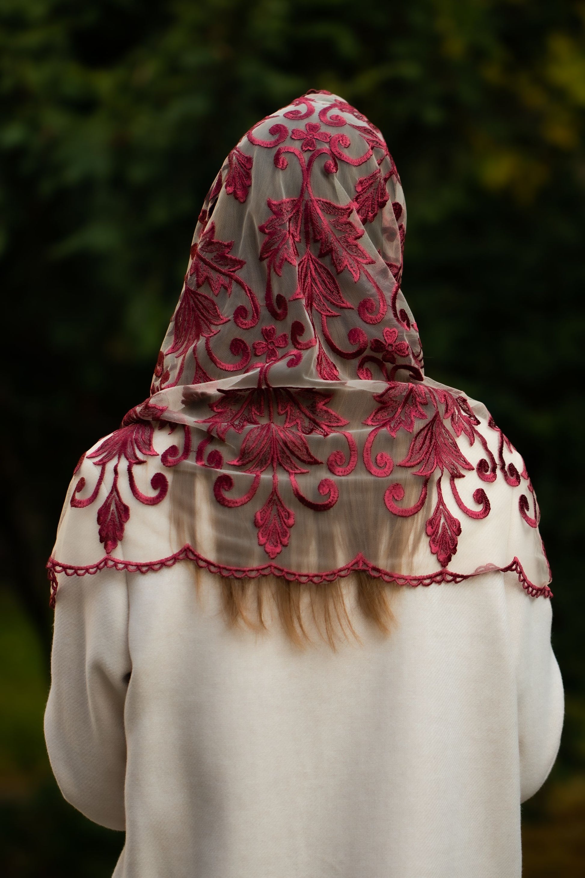 Lace Chapel veil - MariaVeils