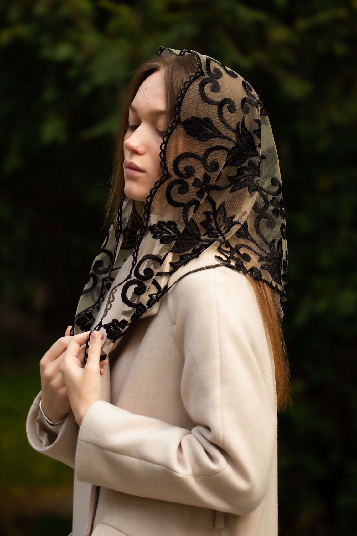 NEW! Short triangle veil - MariaVeils