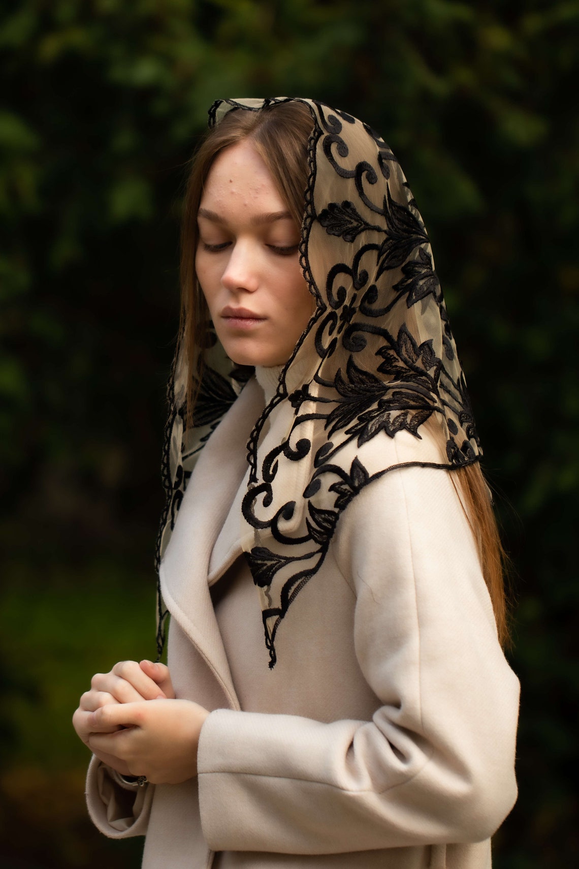 NEW! Short triangle veil - MariaVeils