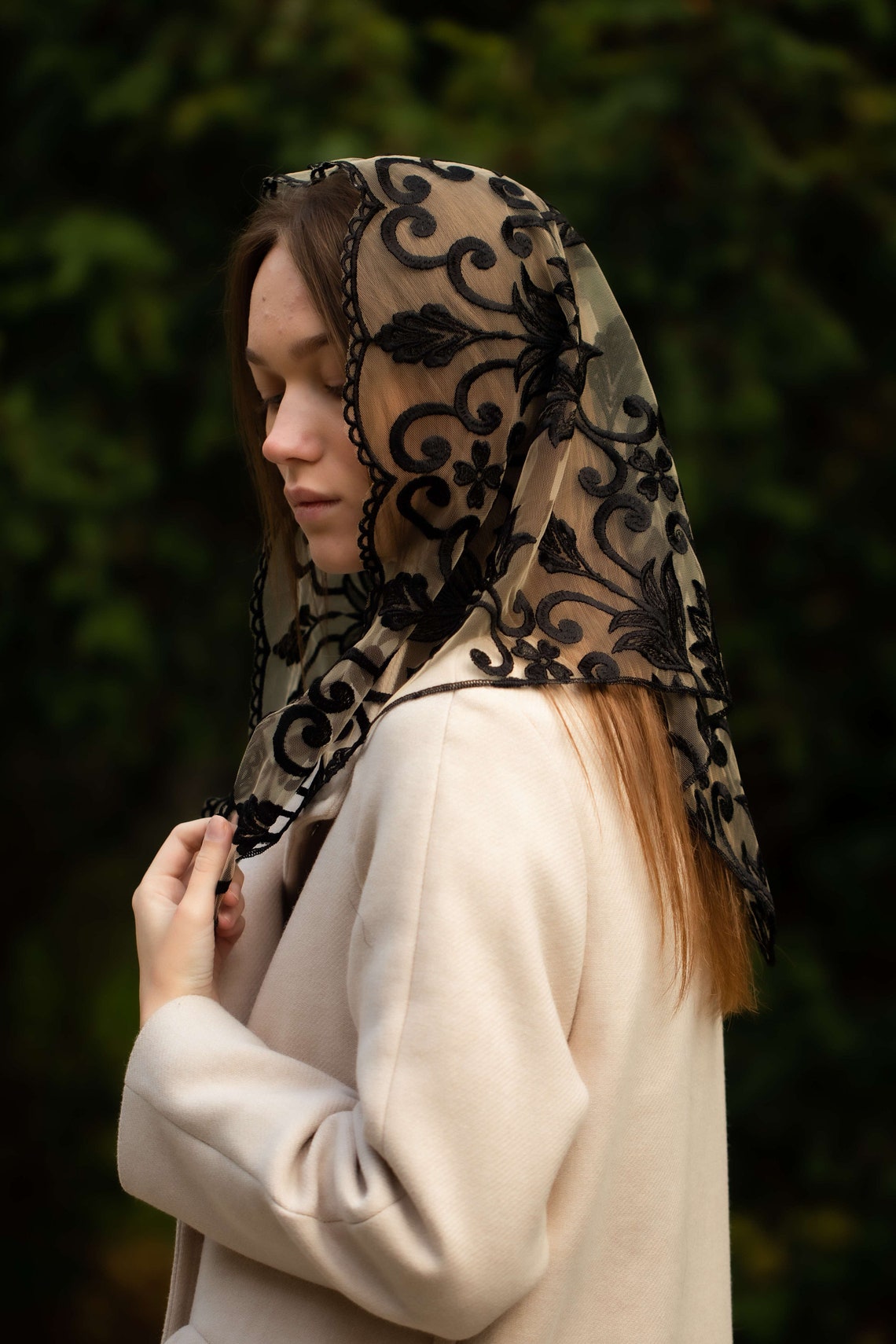 NEW! Short triangle veil - MariaVeils