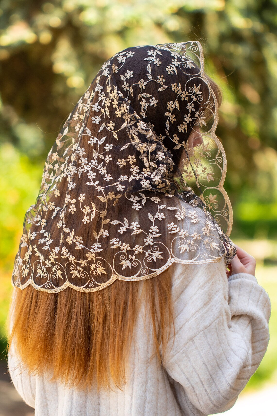 Gold Infinity Veil - MariaVeils