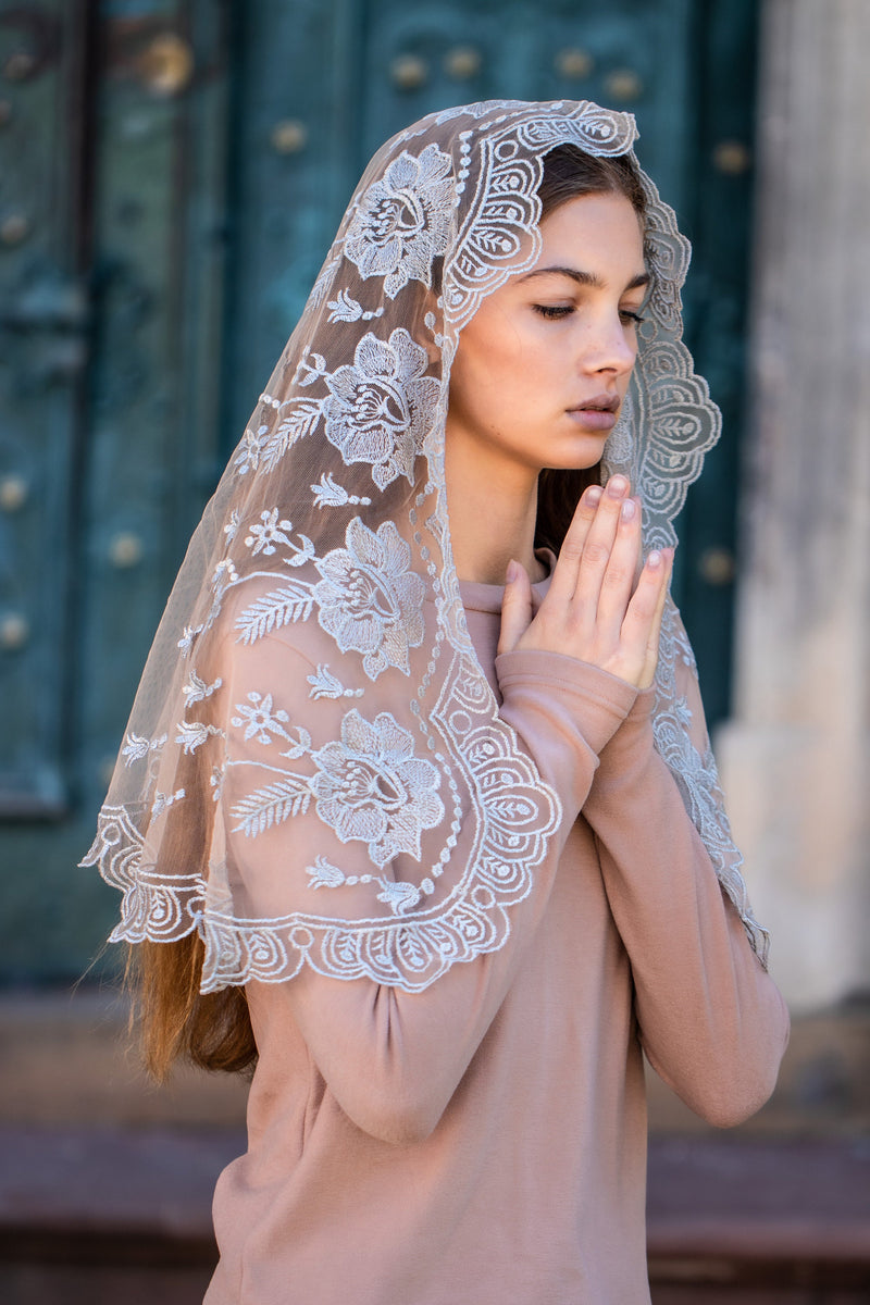 NEW | Catholic head covering veil for church - Maria Veils